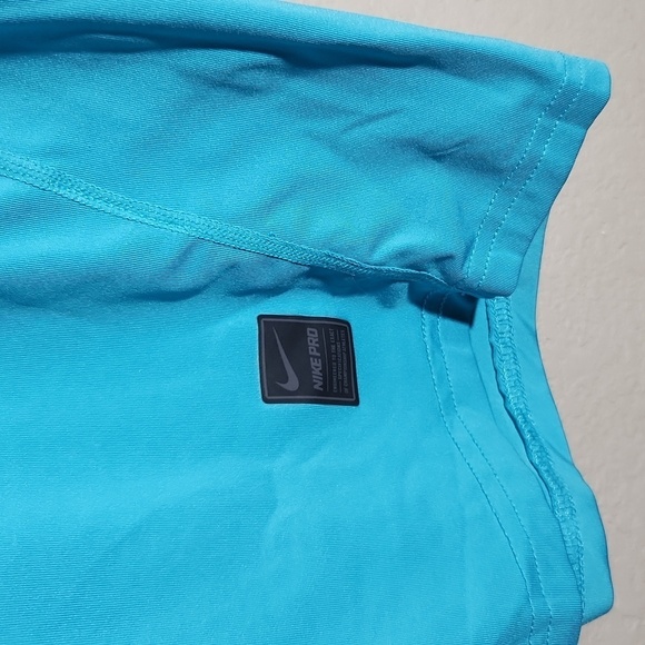 Nike Pro Shirt Mens Size M Athletic Dri-Fit Blue - Picture 2 of 10